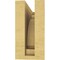 Ekena Millwork 3"W x 9"D x 6"H Classic Hughes Rough Cedar Woodgrain TimberThane Corbel, Primed Tan CORUR03X09X06HUGRCPR - alternate 5